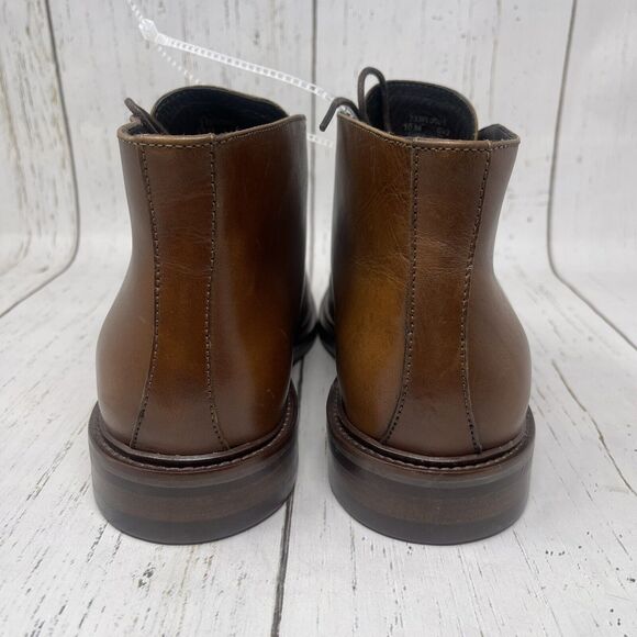 Flag Ltd Chelsea Chukka Boots Mens Size 11.5 Brown Leather Lace Up MRSP $150 main image 4